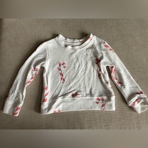 Brokedown Clothing Candy cane Christmas sweatshirt